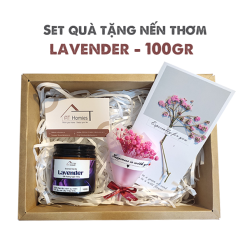 Set Quà Tặng Nến Thơm AT Homies Hương Lavender 100g