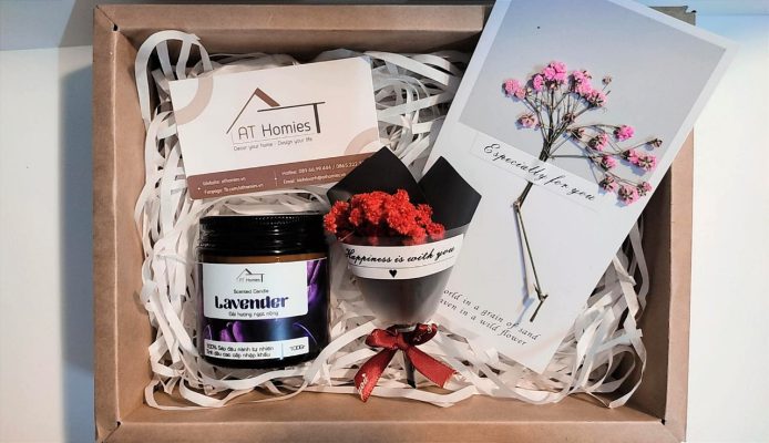 Bộ Quà Tặng Nến Thơm Hương Lavender