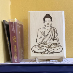 Tranh Phật Thích Ca khắc laser giá rẻ tại AT Homies